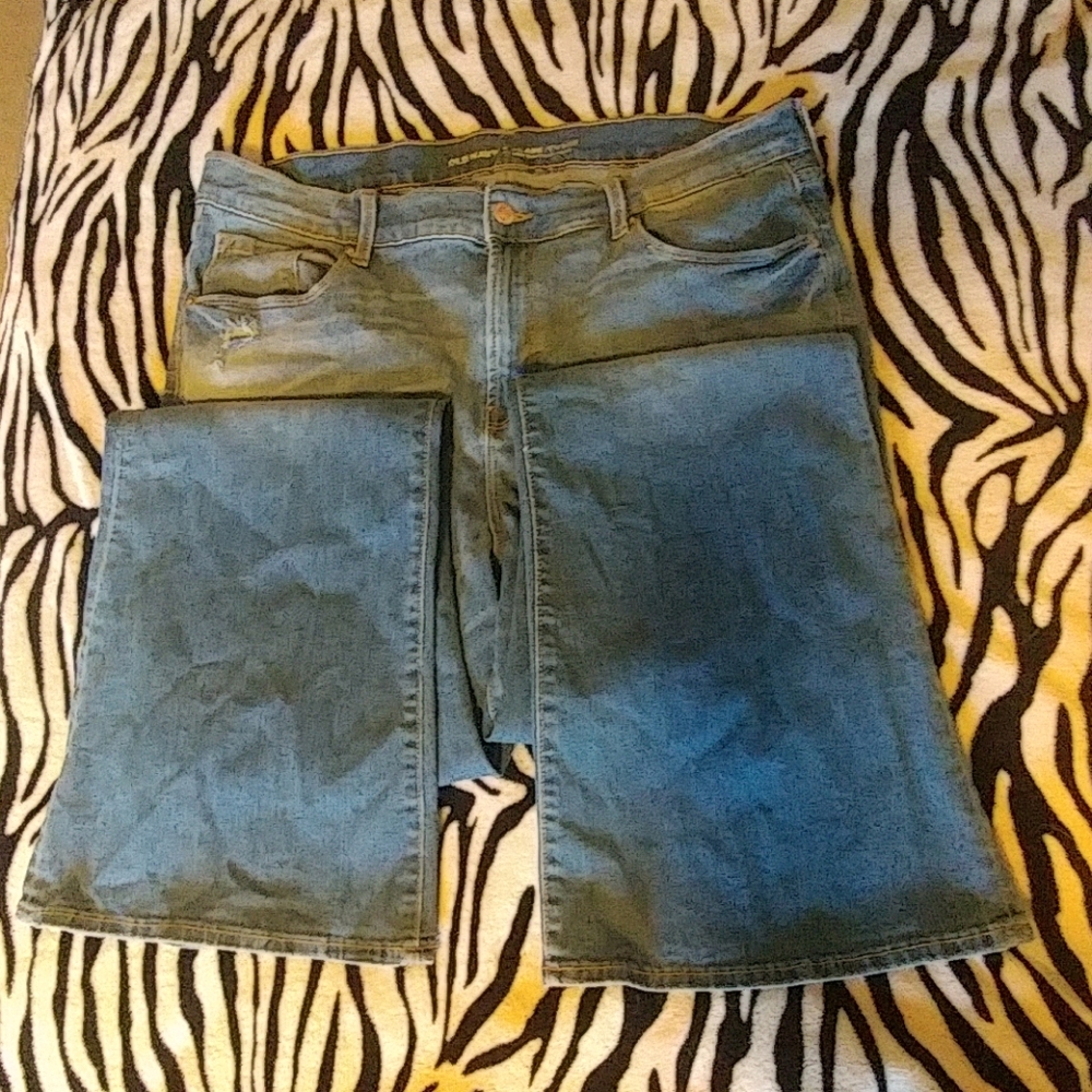 Old Navy Stonewashed Flare Jeans